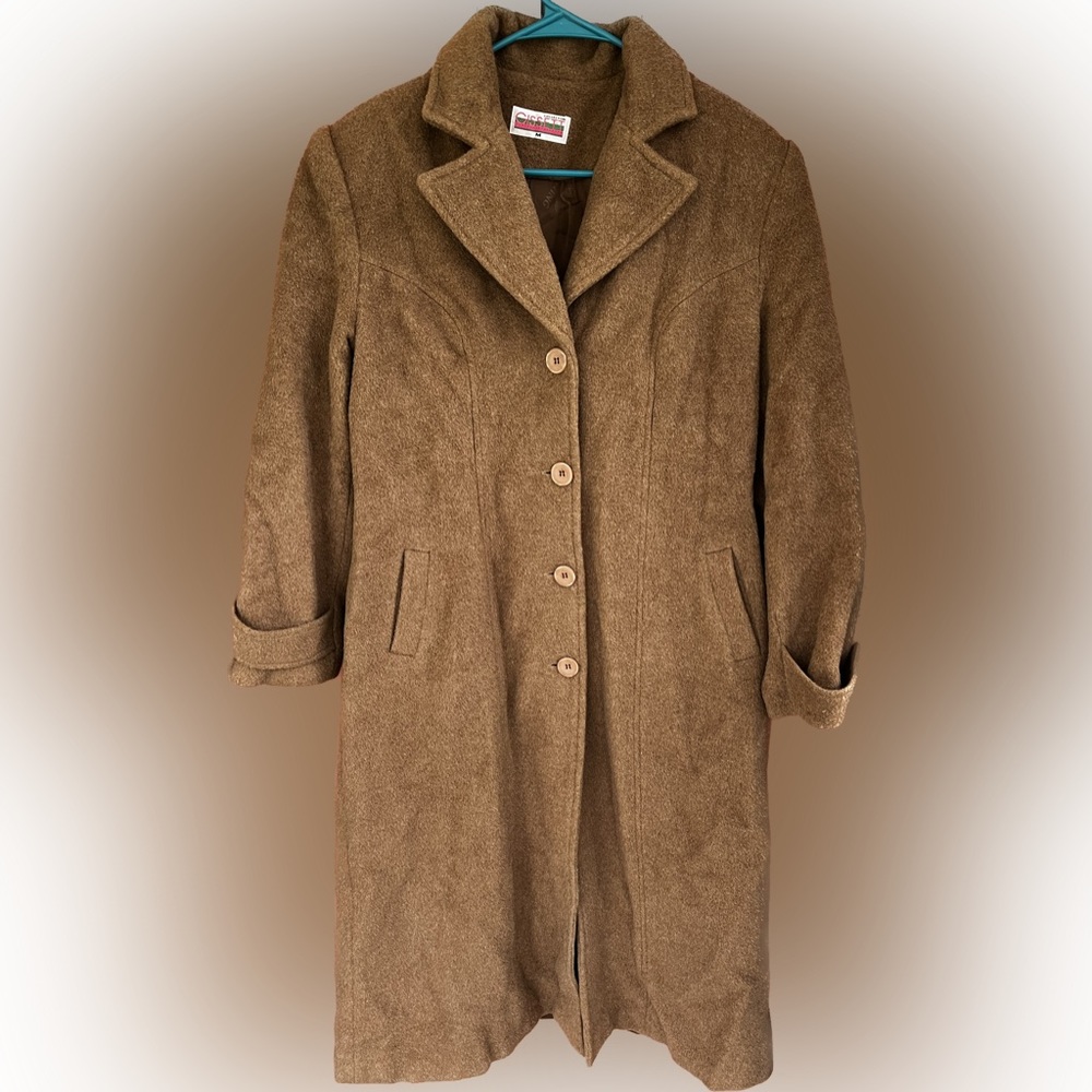 Vintage alpaca wool - long coat